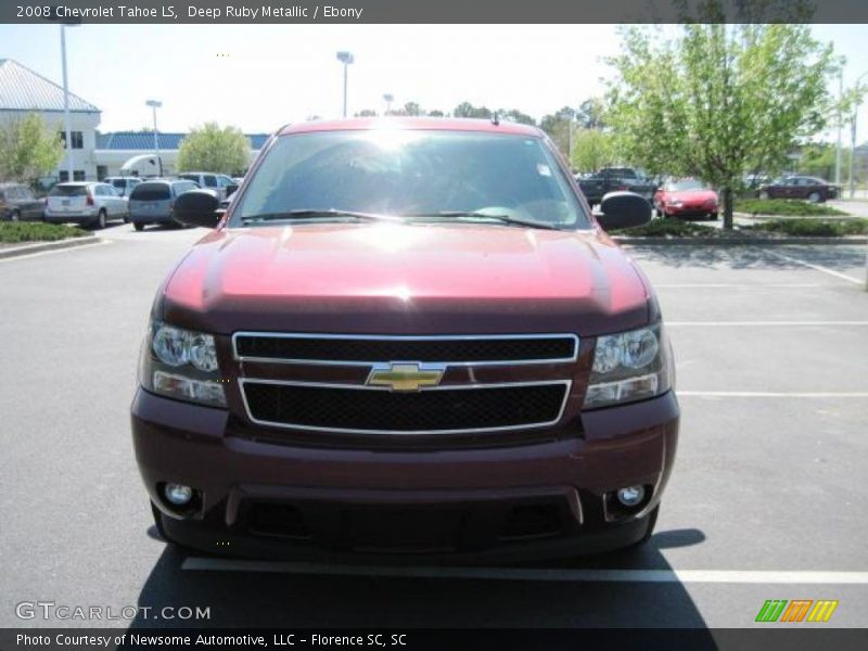 Deep Ruby Metallic / Ebony 2008 Chevrolet Tahoe LS
