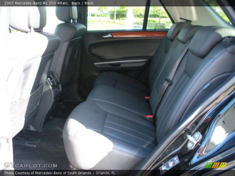 Black / Black 2007 Mercedes-Benz ML 350 4Matic