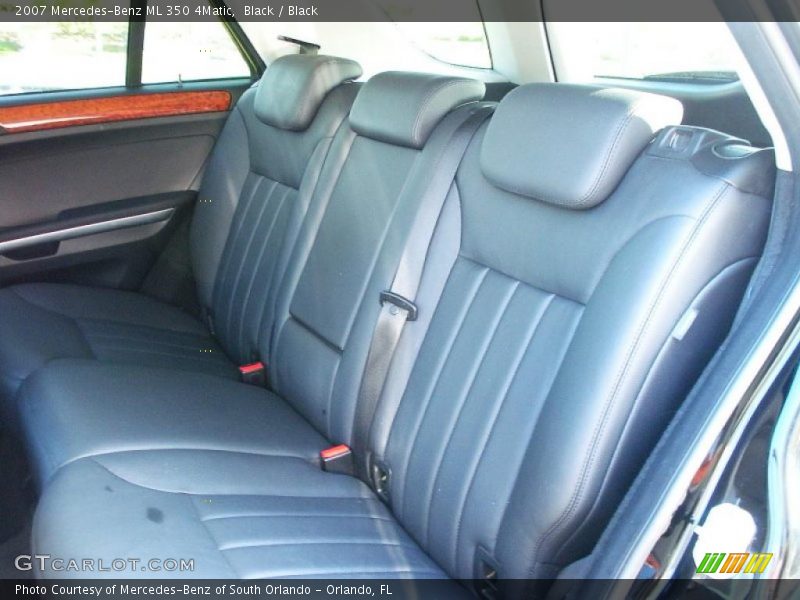 Black / Black 2007 Mercedes-Benz ML 350 4Matic