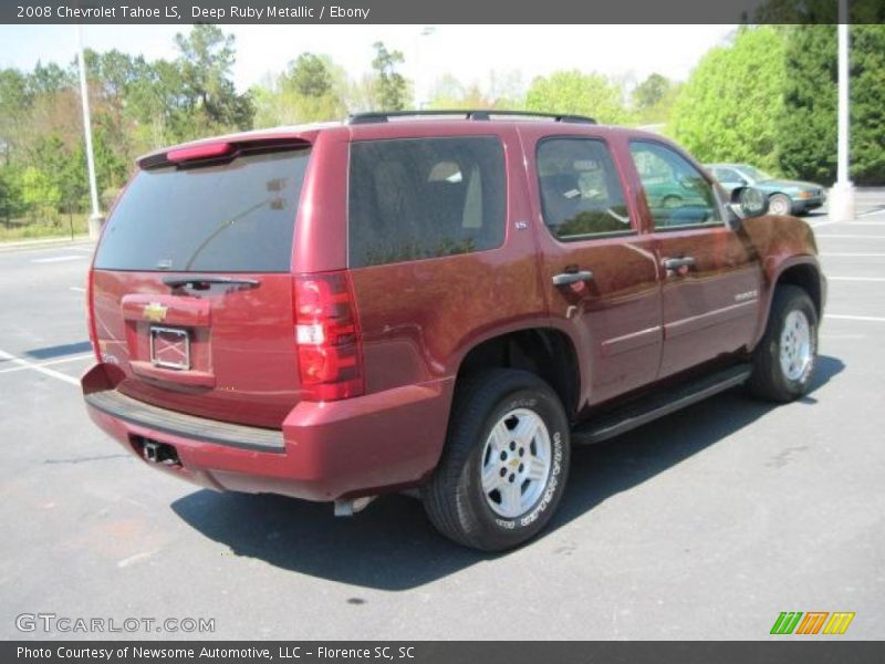 Deep Ruby Metallic / Ebony 2008 Chevrolet Tahoe LS