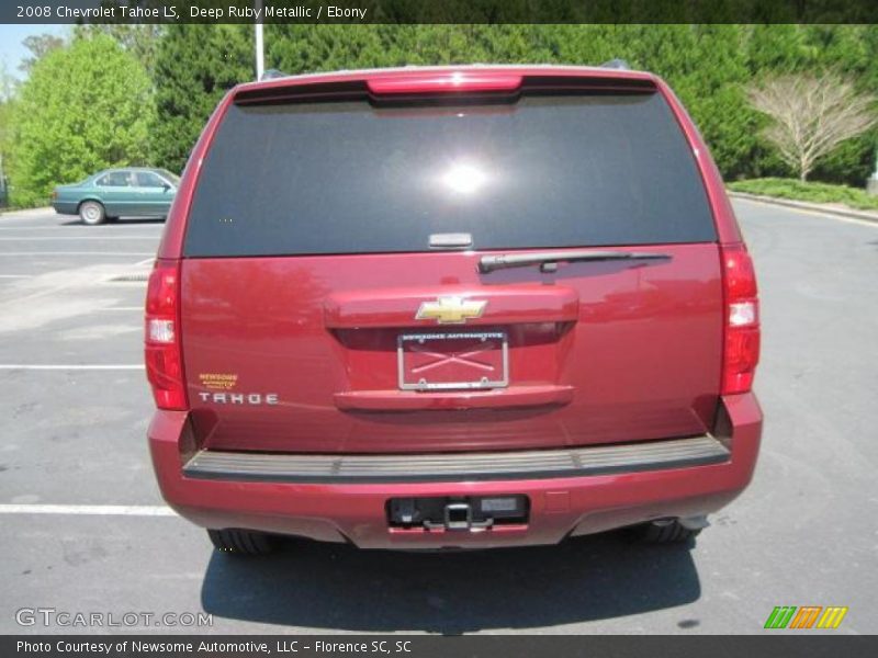 Deep Ruby Metallic / Ebony 2008 Chevrolet Tahoe LS