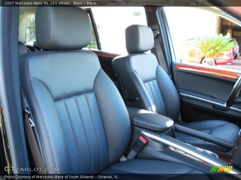 Black / Black 2007 Mercedes-Benz ML 350 4Matic