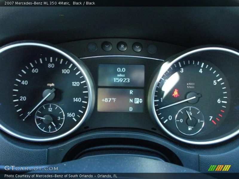 Black / Black 2007 Mercedes-Benz ML 350 4Matic