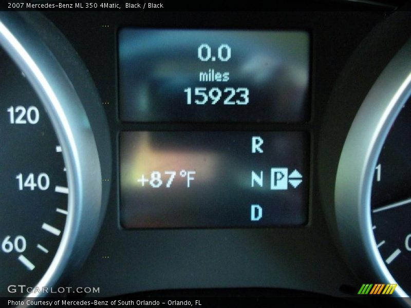 Black / Black 2007 Mercedes-Benz ML 350 4Matic
