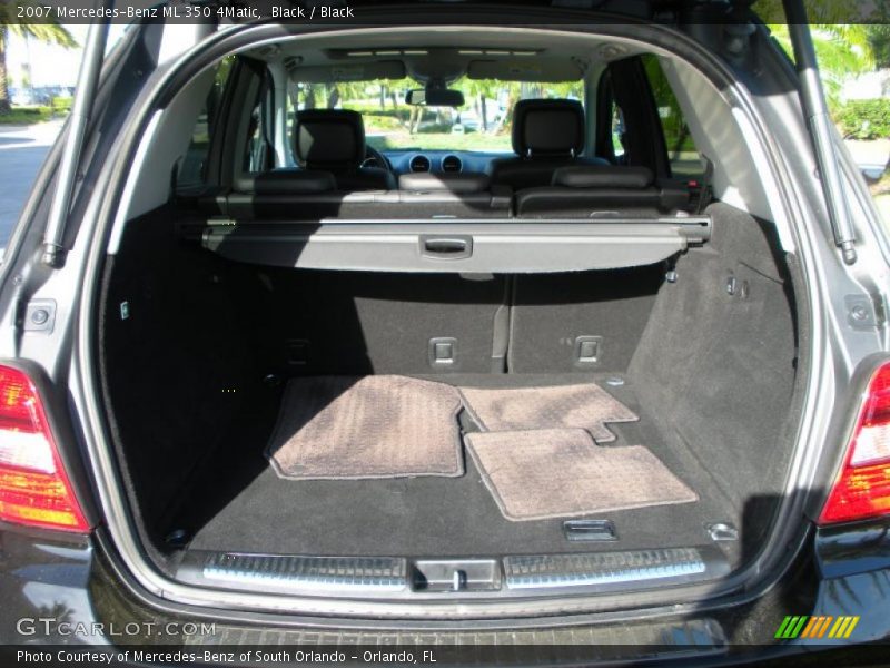 Black / Black 2007 Mercedes-Benz ML 350 4Matic