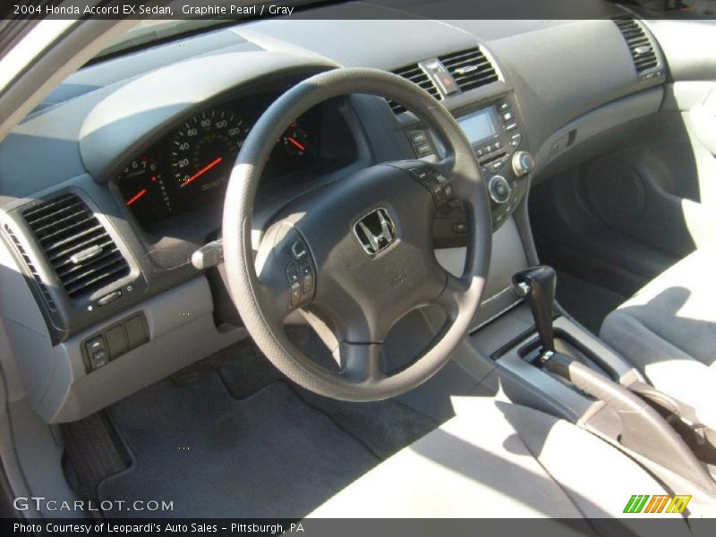 Graphite Pearl / Gray 2004 Honda Accord EX Sedan