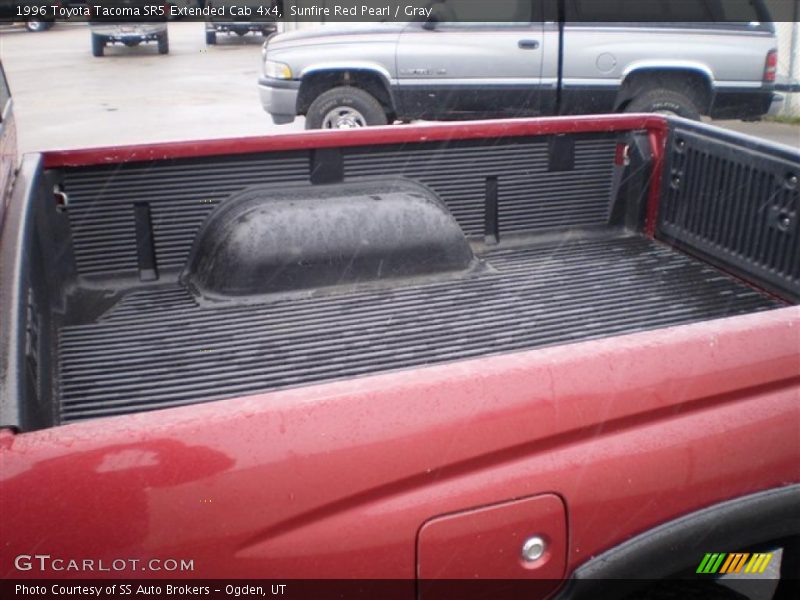 Sunfire Red Pearl / Gray 1996 Toyota Tacoma SR5 Extended Cab 4x4