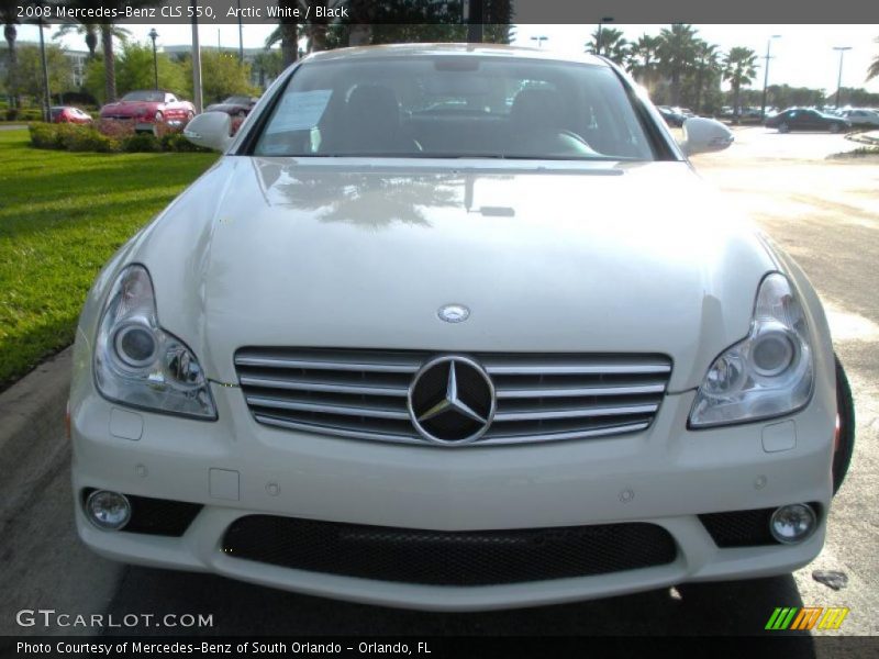 Arctic White / Black 2008 Mercedes-Benz CLS 550