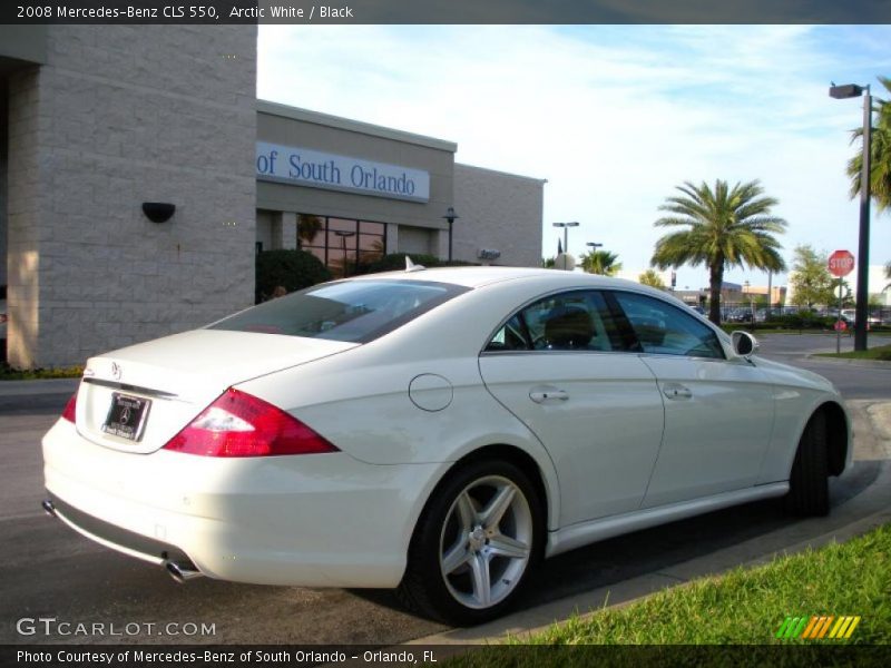 Arctic White / Black 2008 Mercedes-Benz CLS 550