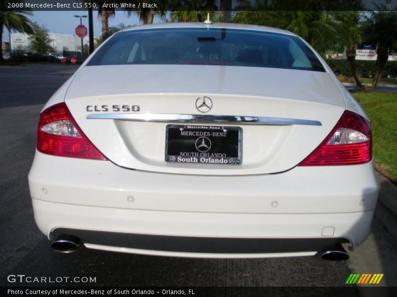 Arctic White / Black 2008 Mercedes-Benz CLS 550