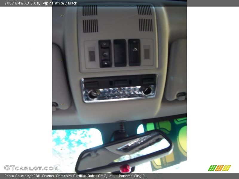 Alpine White / Black 2007 BMW X3 3.0si