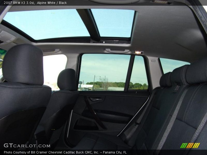 Alpine White / Black 2007 BMW X3 3.0si