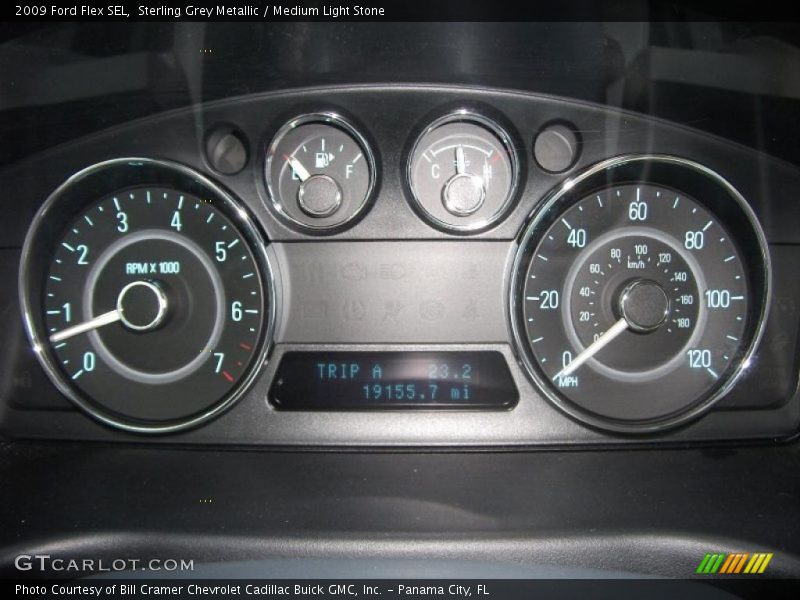 Sterling Grey Metallic / Medium Light Stone 2009 Ford Flex SEL