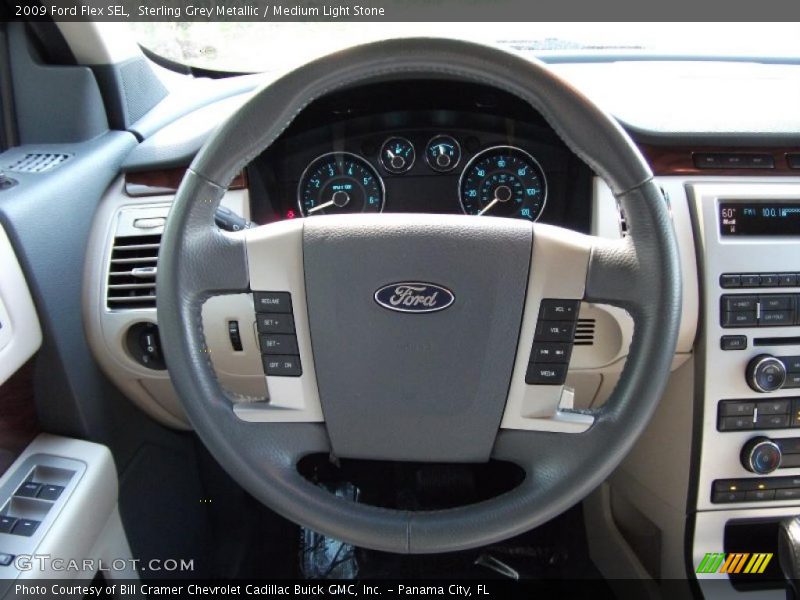Sterling Grey Metallic / Medium Light Stone 2009 Ford Flex SEL