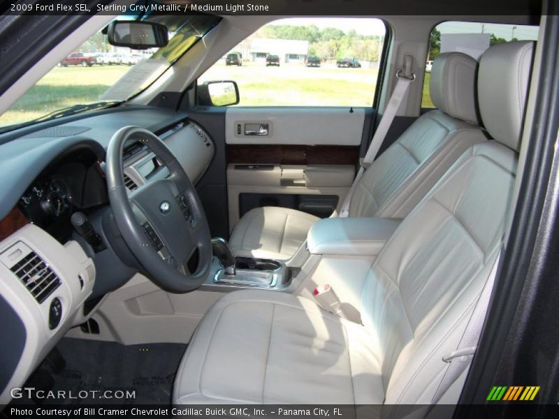 Sterling Grey Metallic / Medium Light Stone 2009 Ford Flex SEL