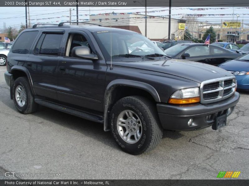 Graphite Metallic / Dark Slate Gray 2003 Dodge Durango SLT 4x4