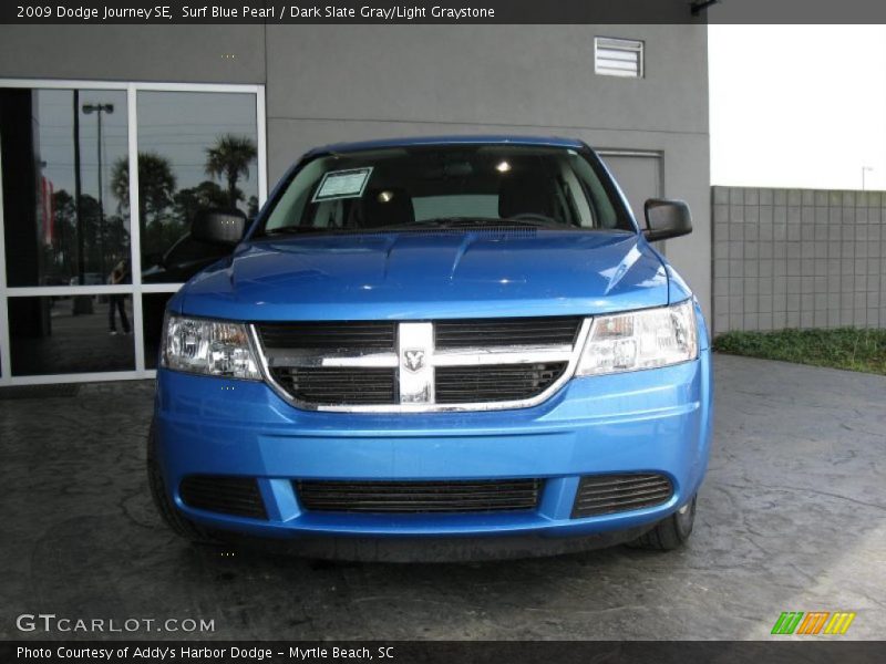 Surf Blue Pearl / Dark Slate Gray/Light Graystone 2009 Dodge Journey SE