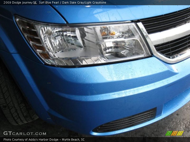 Surf Blue Pearl / Dark Slate Gray/Light Graystone 2009 Dodge Journey SE