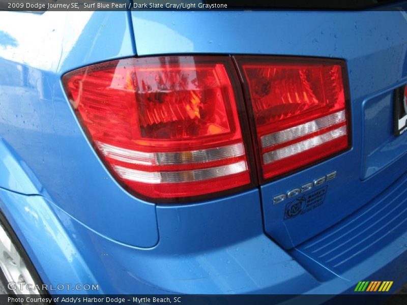 Surf Blue Pearl / Dark Slate Gray/Light Graystone 2009 Dodge Journey SE