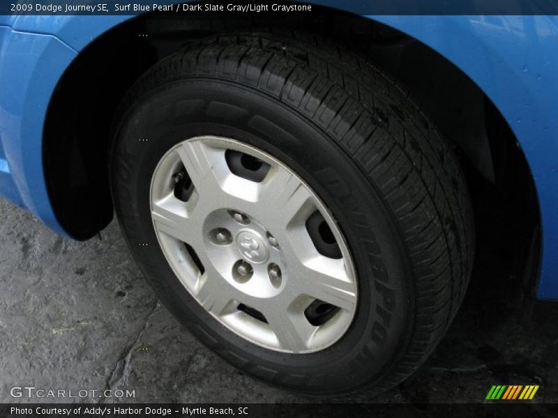 Surf Blue Pearl / Dark Slate Gray/Light Graystone 2009 Dodge Journey SE