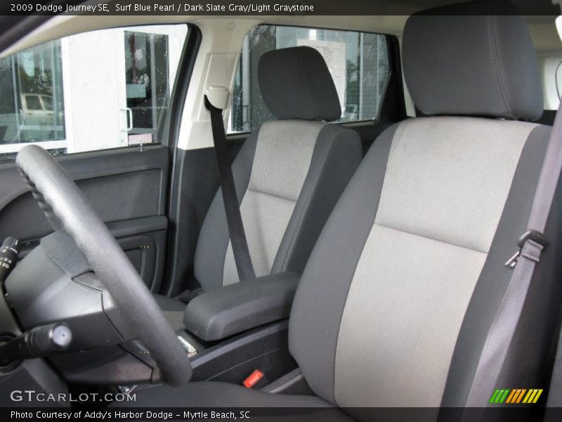 Surf Blue Pearl / Dark Slate Gray/Light Graystone 2009 Dodge Journey SE