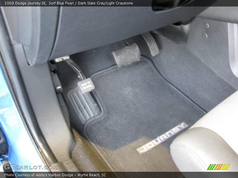 Surf Blue Pearl / Dark Slate Gray/Light Graystone 2009 Dodge Journey SE