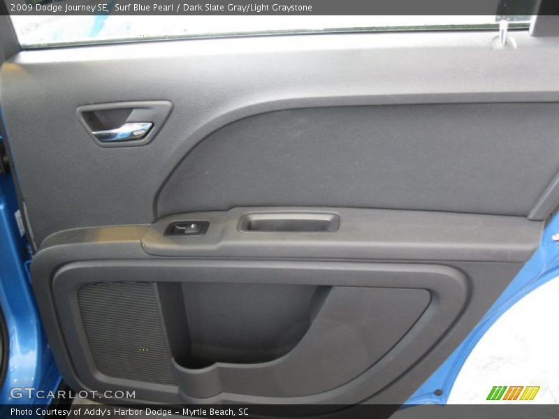 Surf Blue Pearl / Dark Slate Gray/Light Graystone 2009 Dodge Journey SE