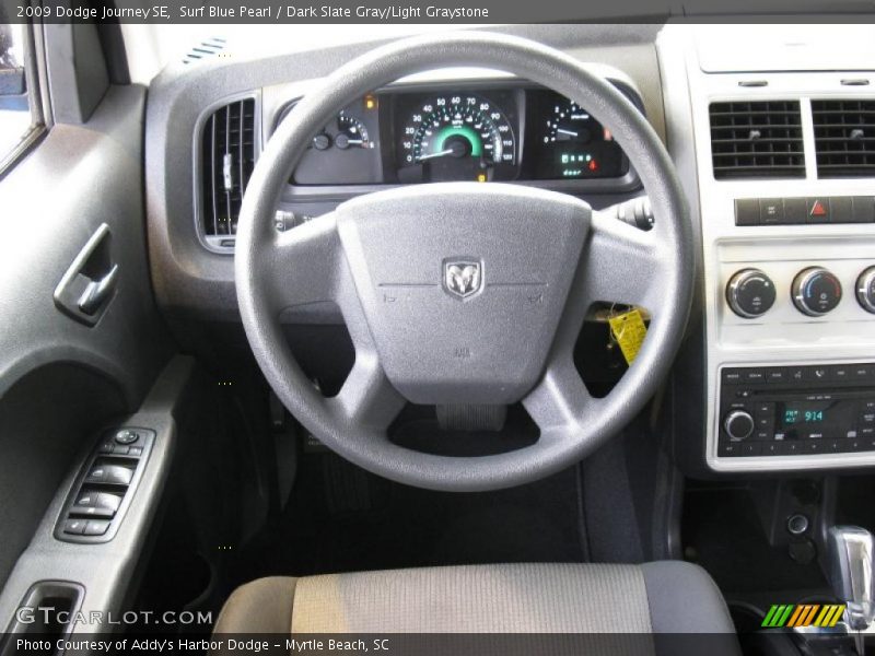 Surf Blue Pearl / Dark Slate Gray/Light Graystone 2009 Dodge Journey SE