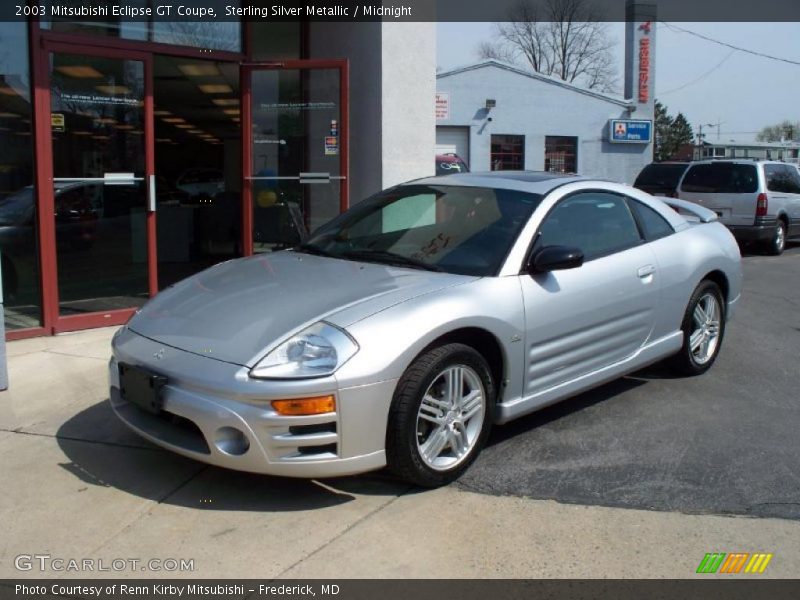Sterling Silver Metallic / Midnight 2003 Mitsubishi Eclipse GT Coupe