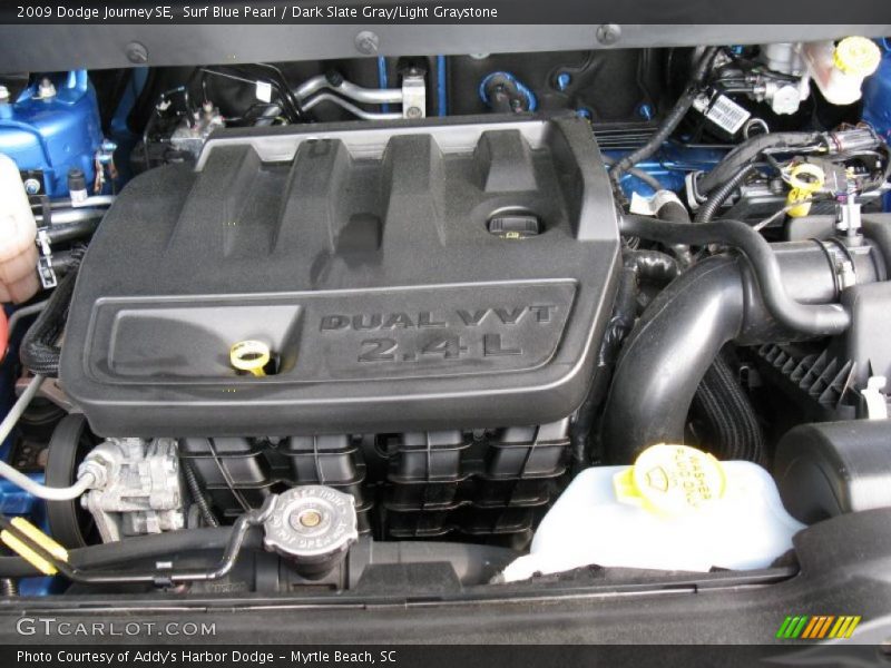 Surf Blue Pearl / Dark Slate Gray/Light Graystone 2009 Dodge Journey SE