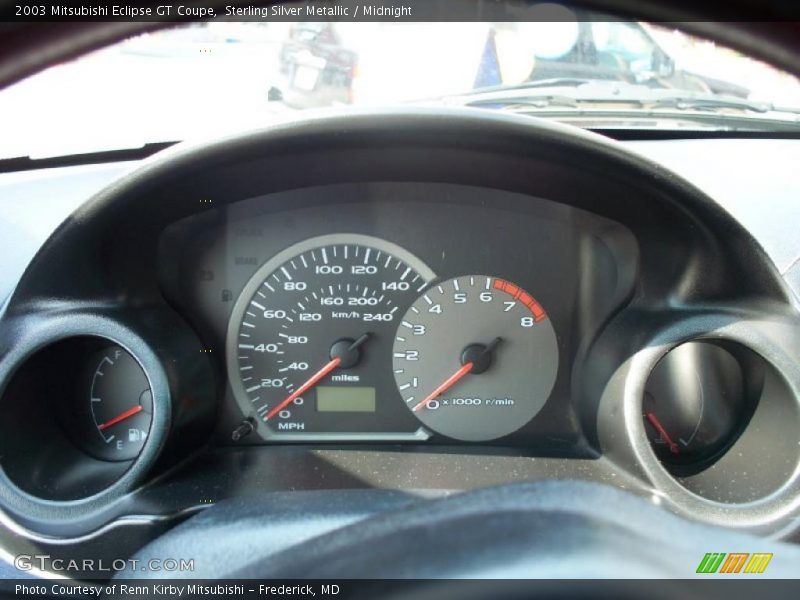 Sterling Silver Metallic / Midnight 2003 Mitsubishi Eclipse GT Coupe