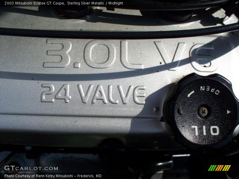 Sterling Silver Metallic / Midnight 2003 Mitsubishi Eclipse GT Coupe
