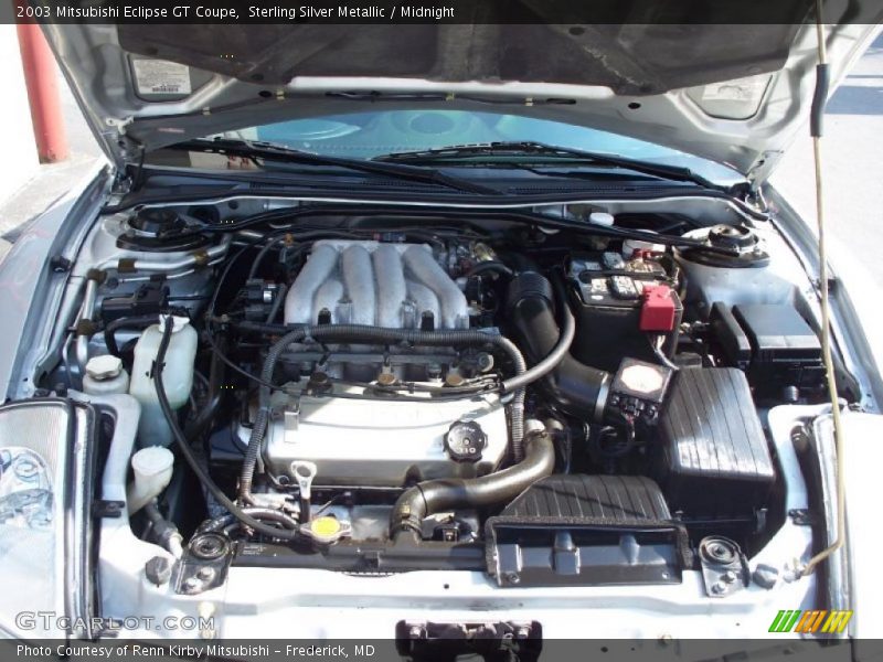 Sterling Silver Metallic / Midnight 2003 Mitsubishi Eclipse GT Coupe