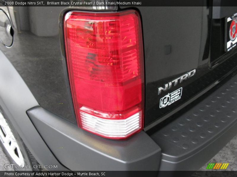 Brilliant Black Crystal Pearl / Dark Khaki/Medium Khaki 2008 Dodge Nitro SXT