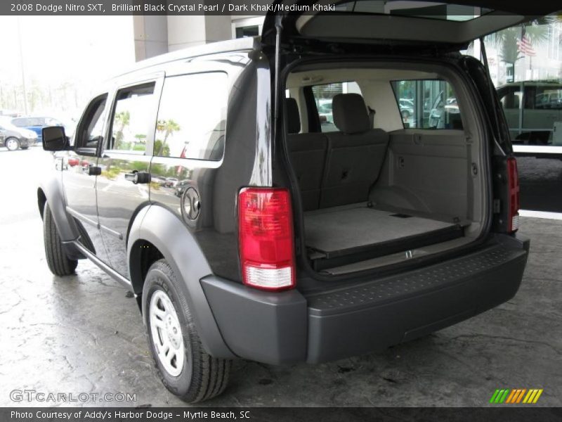 Brilliant Black Crystal Pearl / Dark Khaki/Medium Khaki 2008 Dodge Nitro SXT