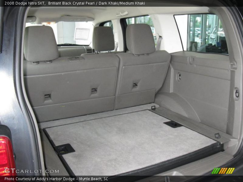 Brilliant Black Crystal Pearl / Dark Khaki/Medium Khaki 2008 Dodge Nitro SXT