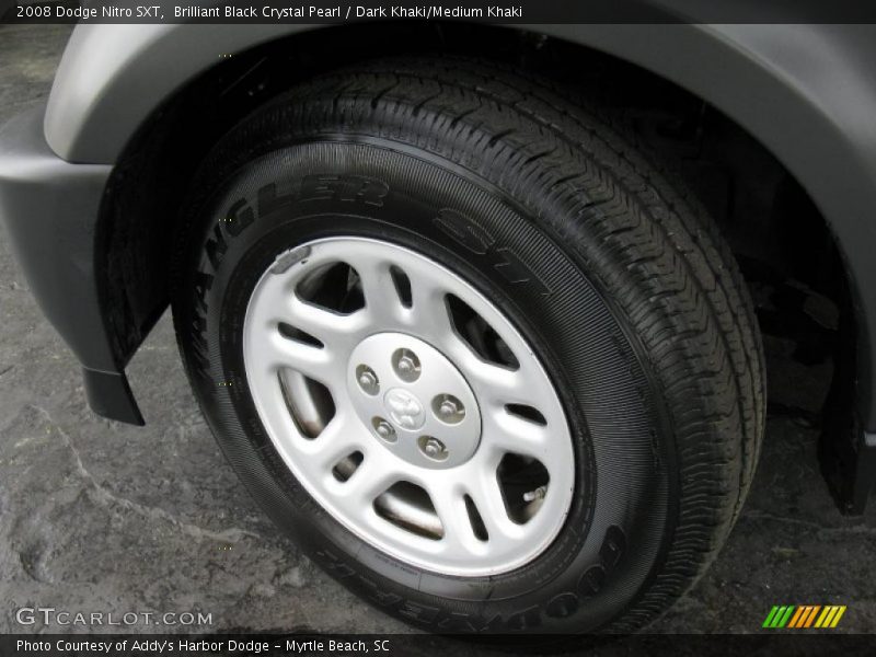 Brilliant Black Crystal Pearl / Dark Khaki/Medium Khaki 2008 Dodge Nitro SXT