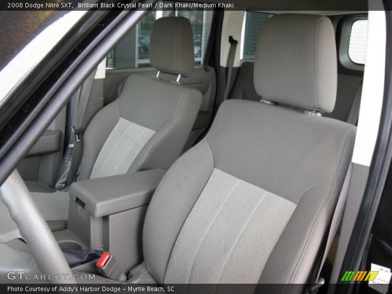 Brilliant Black Crystal Pearl / Dark Khaki/Medium Khaki 2008 Dodge Nitro SXT