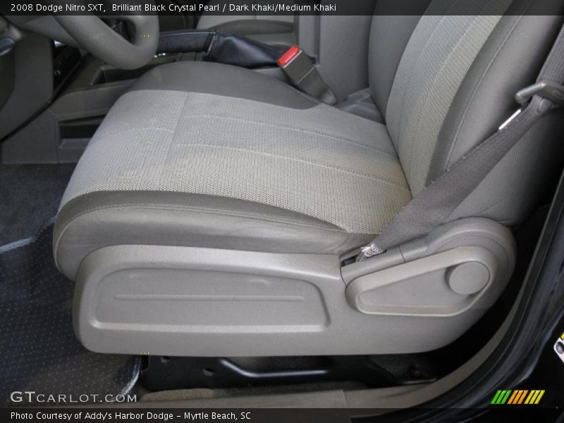 Brilliant Black Crystal Pearl / Dark Khaki/Medium Khaki 2008 Dodge Nitro SXT