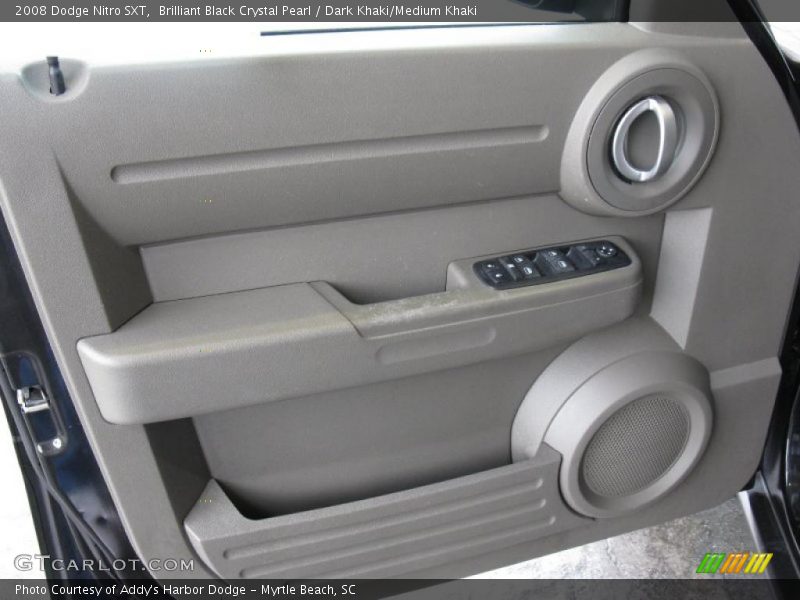 Brilliant Black Crystal Pearl / Dark Khaki/Medium Khaki 2008 Dodge Nitro SXT
