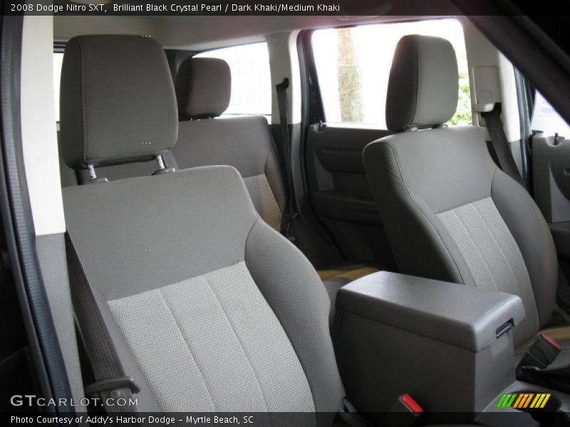 Brilliant Black Crystal Pearl / Dark Khaki/Medium Khaki 2008 Dodge Nitro SXT
