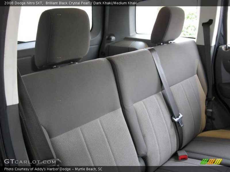 Brilliant Black Crystal Pearl / Dark Khaki/Medium Khaki 2008 Dodge Nitro SXT