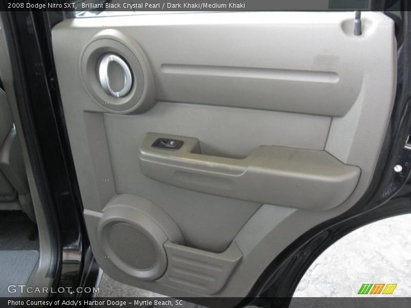 Brilliant Black Crystal Pearl / Dark Khaki/Medium Khaki 2008 Dodge Nitro SXT