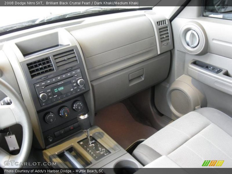 Brilliant Black Crystal Pearl / Dark Khaki/Medium Khaki 2008 Dodge Nitro SXT