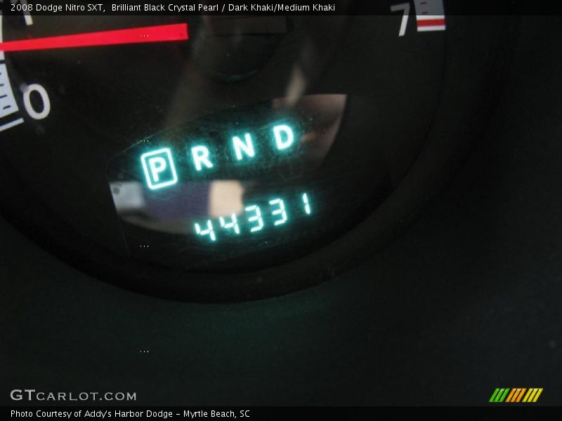 Brilliant Black Crystal Pearl / Dark Khaki/Medium Khaki 2008 Dodge Nitro SXT