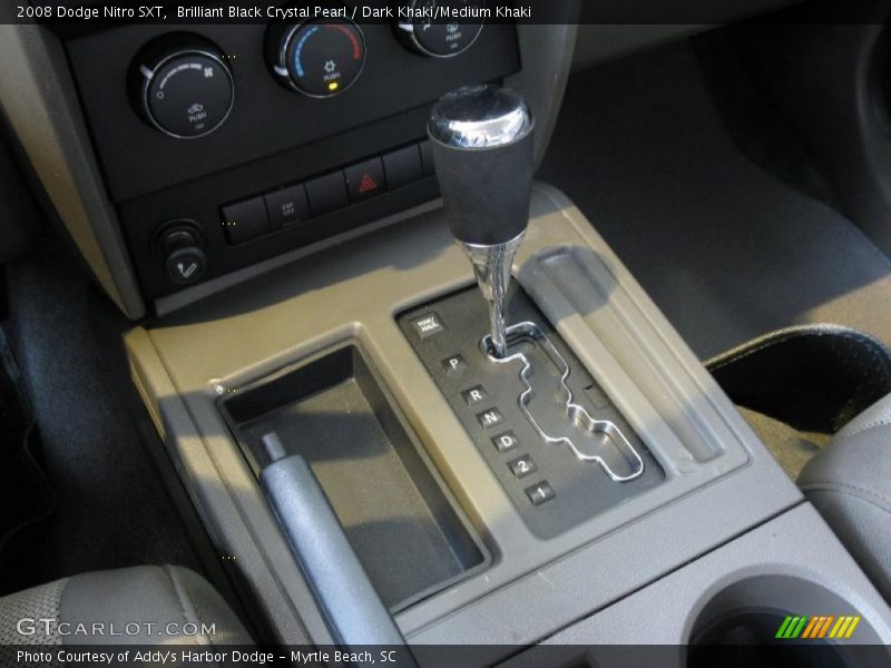 Brilliant Black Crystal Pearl / Dark Khaki/Medium Khaki 2008 Dodge Nitro SXT