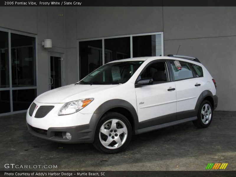 Frosty White / Slate Gray 2006 Pontiac Vibe