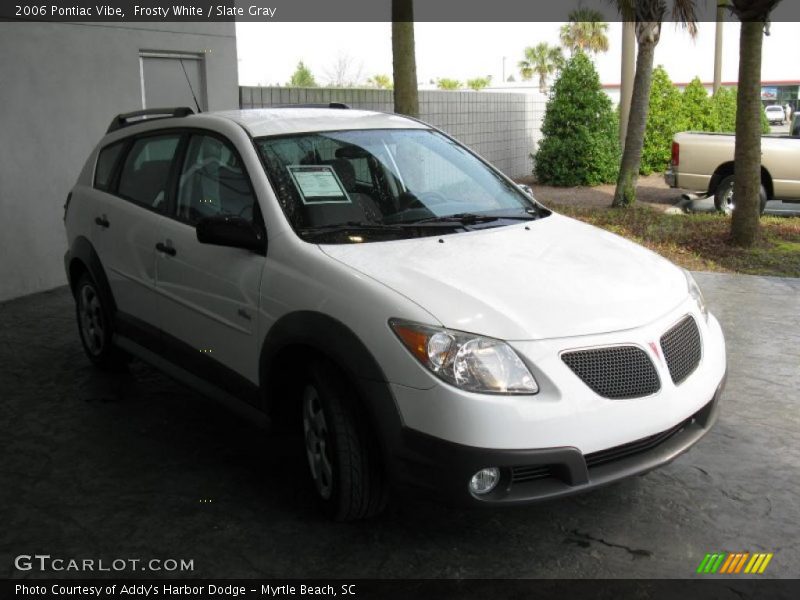 Frosty White / Slate Gray 2006 Pontiac Vibe