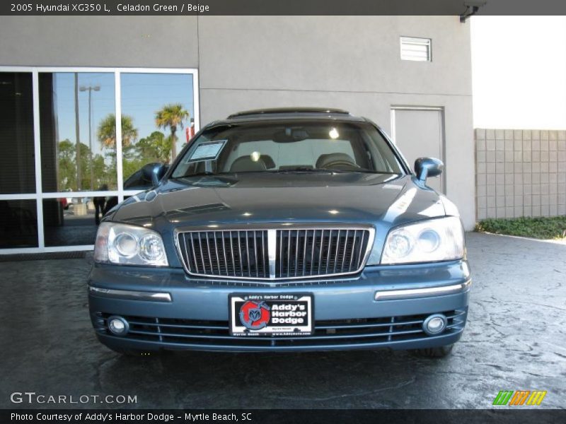 Celadon Green / Beige 2005 Hyundai XG350 L