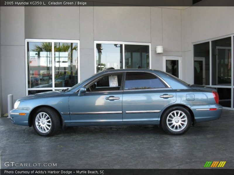 Celadon Green / Beige 2005 Hyundai XG350 L